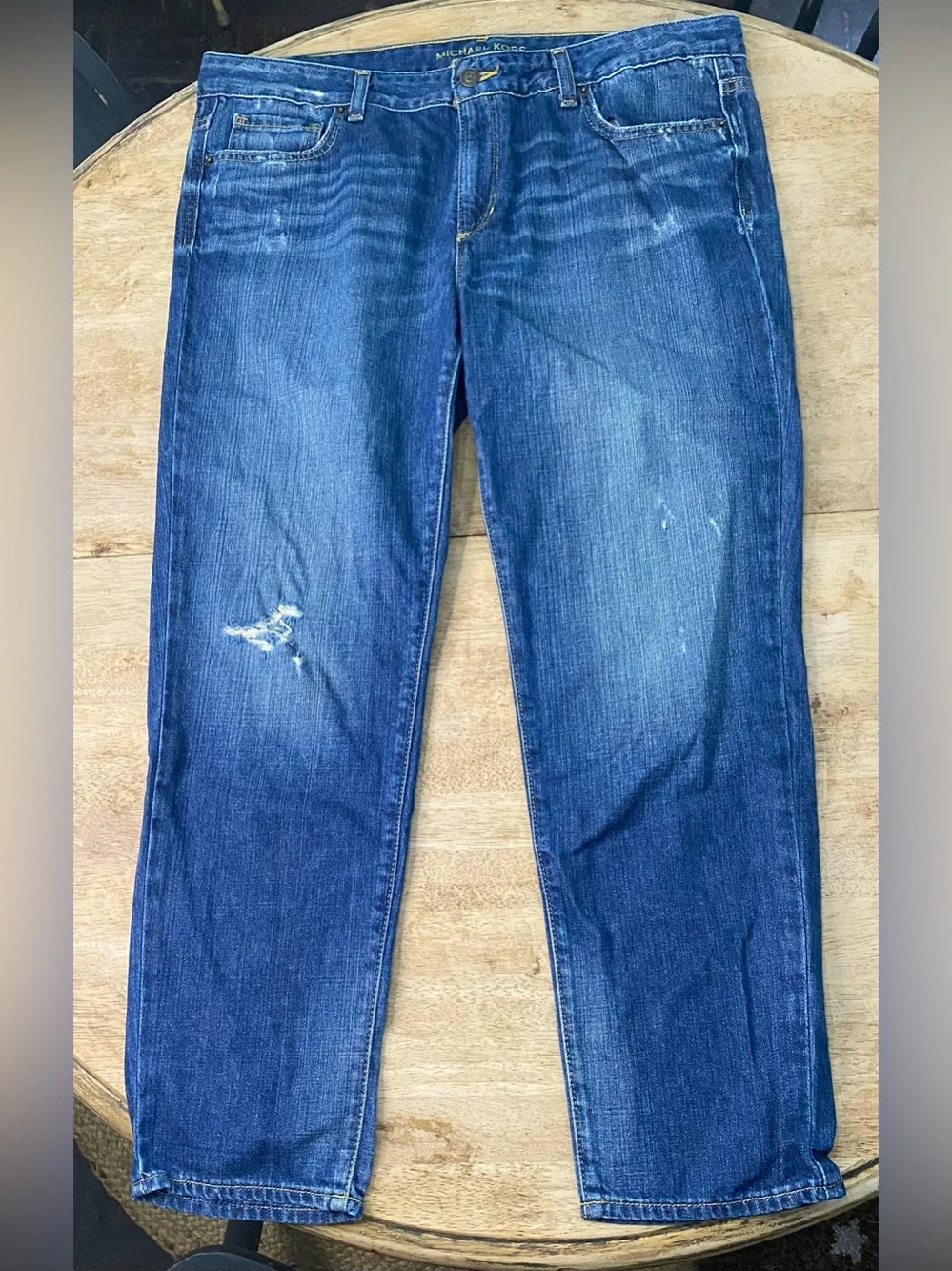 Michael Kors‎ Women’s Sz 12 Distressed Boyfriend Jeans